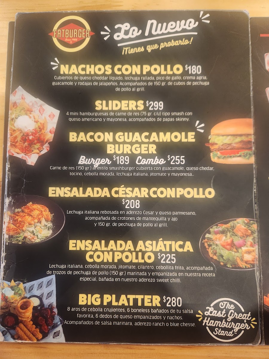 Fatburger Menu.pdf Fatburger Menu | Original Burgers & X-Large Boneless Wings